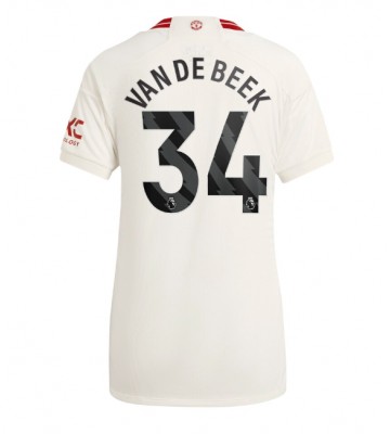 Manchester United Donny van de Beek #34 Tredje trøje Dame 2023-24 Kort ærmer